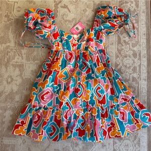 Amanda Uprichard Colorful Floral Mini Dress